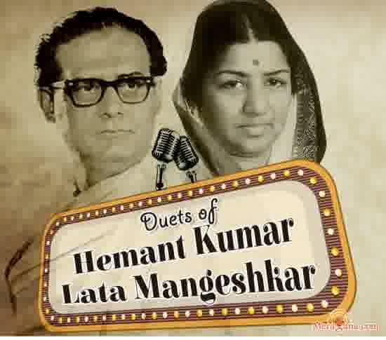 Poster of Lata Mangeshkar & Hemant Kumar